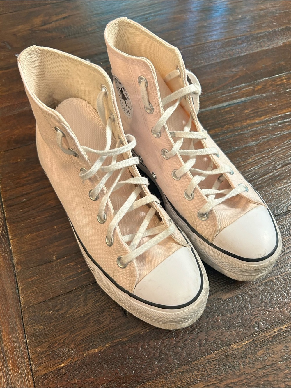 Converse Chuck Taylor All Star Lift Platform Sneaker- Light Pink - Picture 9 of 10